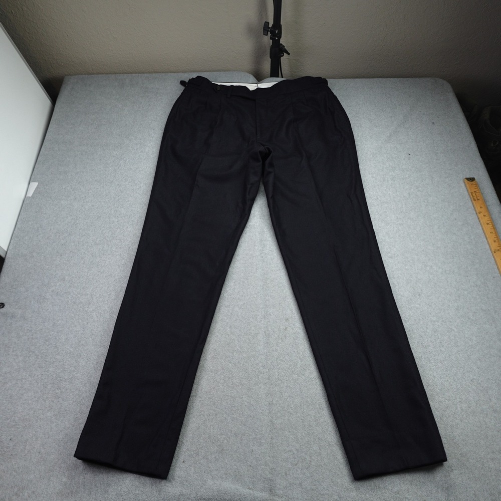 SuitSupply Suit Jacket 46R Pants 38R Navy Havana Double Breasted HL Braddon Wool - Picture 10 of 16